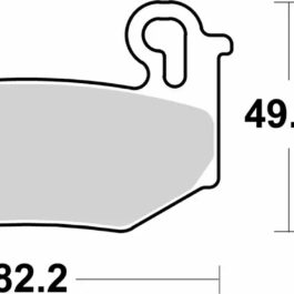 Pastilla de freno SBS P1004-HS