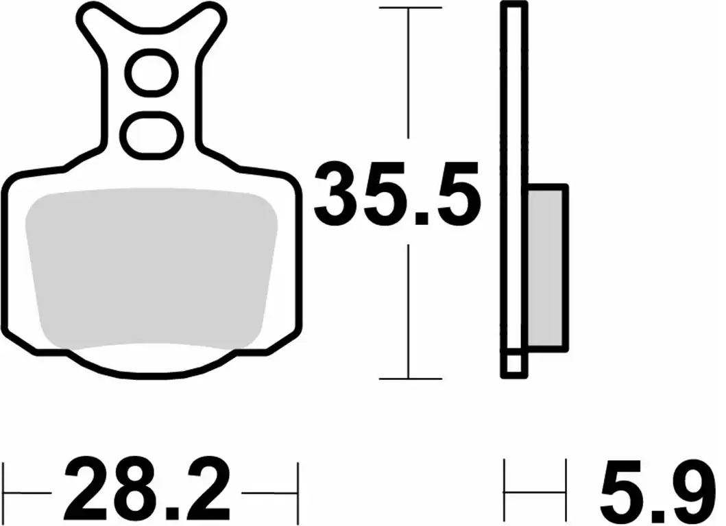 Pastilla de freno SBS P1006-RSI - Imagen 2