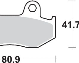 Pastilla de freno SBS P104-HF