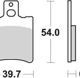 Pastilla de freno SBS P114-HF