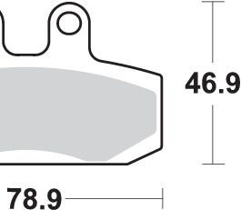Pastilla de freno SBS P124-HF