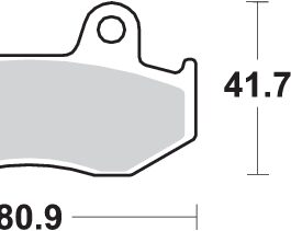 Pastilla de freno SBS P125-HF