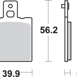 Pastilla de freno SBS P131-HF