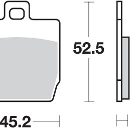 Pastilla de freno SBS P145-HM