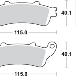 Pastilla de freno SBS P147-HF