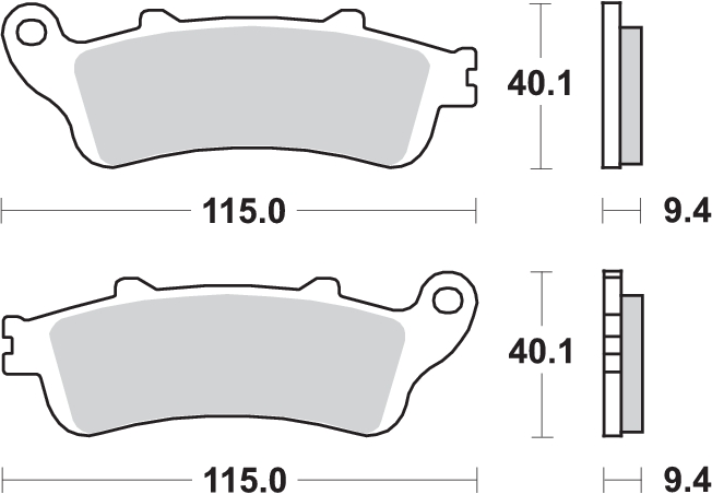 Pastilla de freno SBS P147-HF - Imagen 2