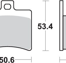 Pastilla de freno SBS P152-HF