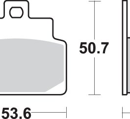Pastilla de freno SBS P153-HF