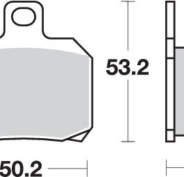 Pastilla de freno SBS P157-HF