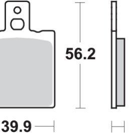 Pastilla de freno SBS P164-HF