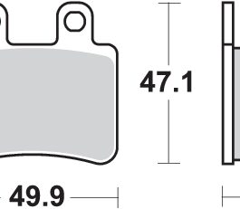 Pastilla de freno SBS P167-CT