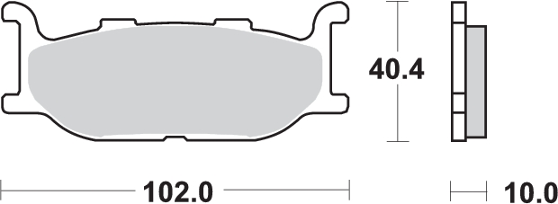 Pastilla de freno SBS P170-MS - Imagen 2