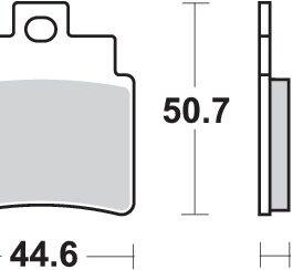 Pastilla de freno SBS P171-HF