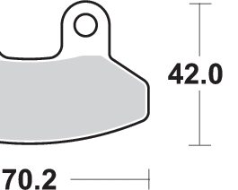 Pastilla de freno SBS P178-CT