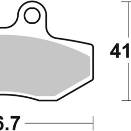 Pastilla de freno SBS P190-MS