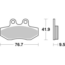 Pastilla de freno SBS P190-HF