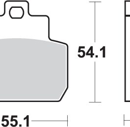 Pastilla de freno SBS P191-HF