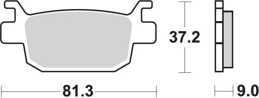 Pastilla de freno SBS P193-HF - Imagen 2