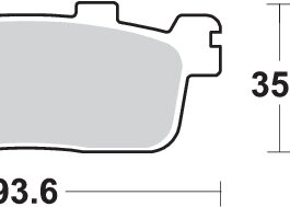 Pastilla de freno SBS P195-HF