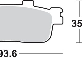 Pastilla de freno SBS P201-HF