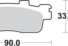 Pastilla de freno SBS P204-HF