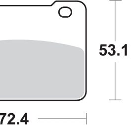 Pastilla de freno SBS P215-HF