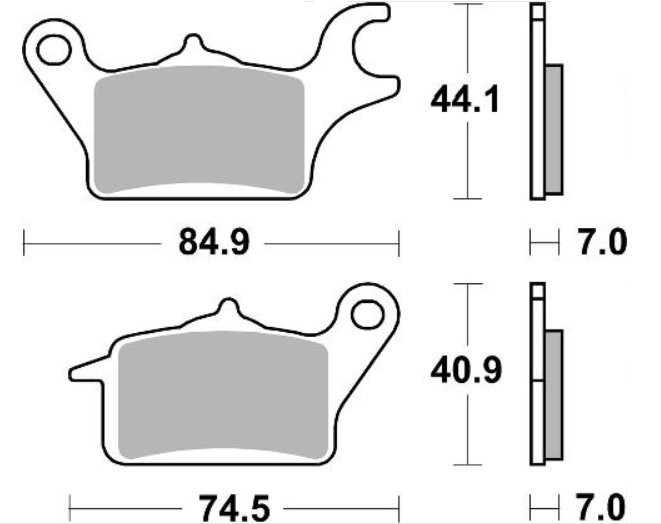 Pastilla de freno SBS P216-HM - Imagen 2