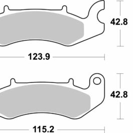Pastilla de freno SBS P234-HF