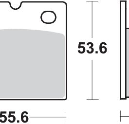 Pastilla de freno SBS P506-HF