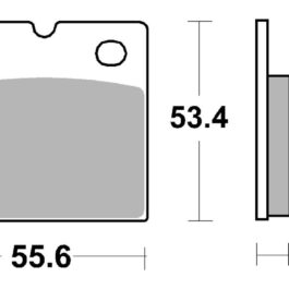 Pastilla de freno SBS P506-DS1