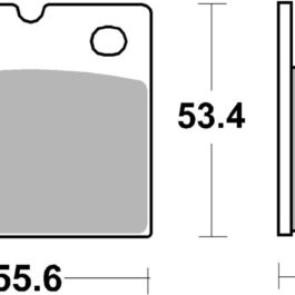 Pastilla de freno SBS P506-DS2