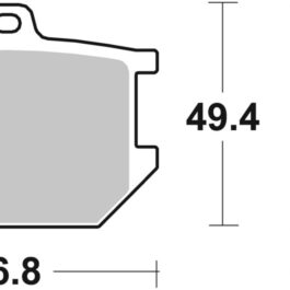 Pastilla de freno SBS P507-LF