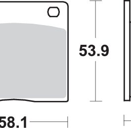 Pastilla de freno SBS P512-HF