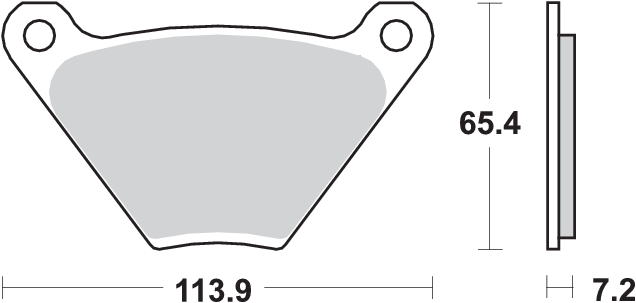 Pastilla de freno SBS P513-HF - Imagen 2