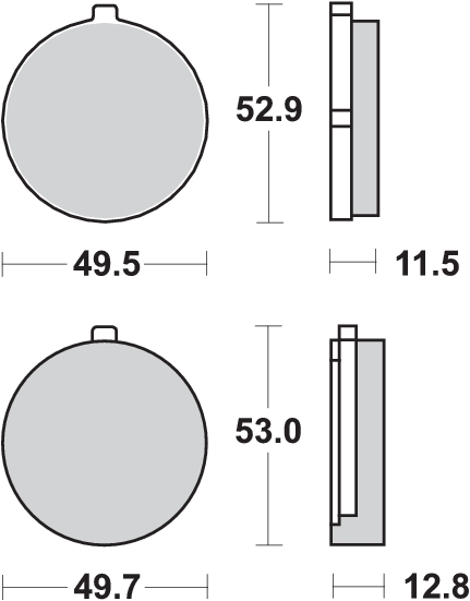 Pastilla de freno SBS P515-HF - Imagen 2