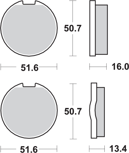 Pastilla de freno SBS P518-HF - Imagen 2
