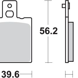 Pastilla de freno SBS P519-HF