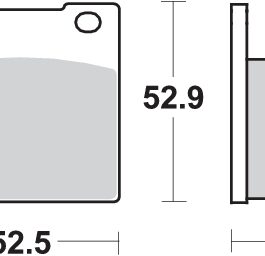 Pastilla de freno SBS P526-HF