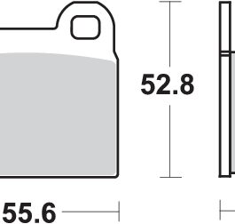 Pastilla de freno SBS P527-HF