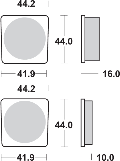 Pastilla de freno SBS P531-HF - Imagen 2