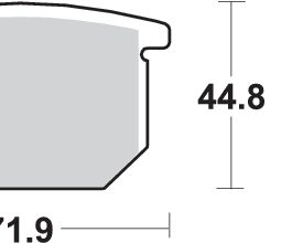 Pastilla de freno SBS P534-HF