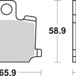 Pastilla de freno SBS P535-HF