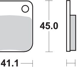 Pastilla de freno SBS P536-HF