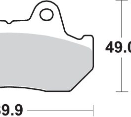 Pastilla de freno SBS P542-HF