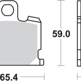 Pastilla de freno SBS P547-HF