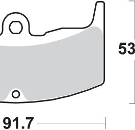 Pastilla de freno SBS P552-HF