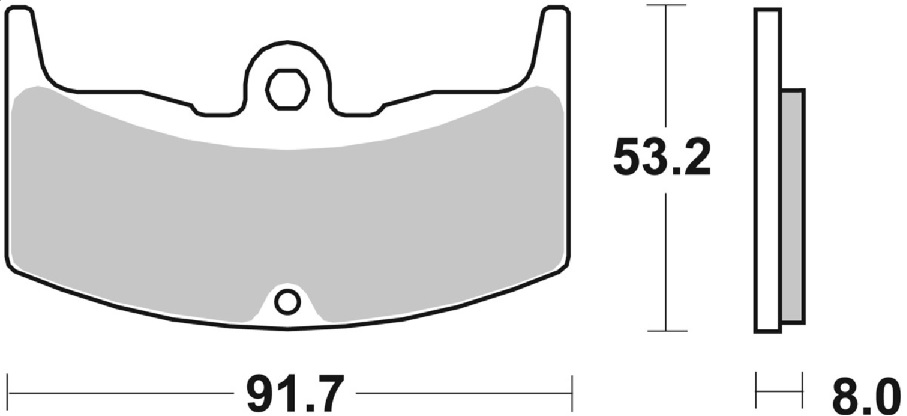 Pastilla de freno SBS P552-LF - Imagen 2