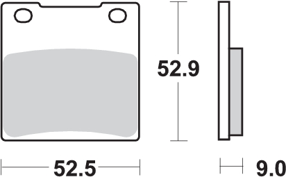 Pastilla de freno SBS P556-LS - Imagen 2