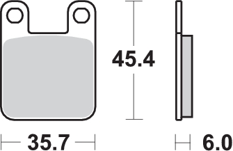 Pastilla de freno SBS P559-RSI - Imagen 2