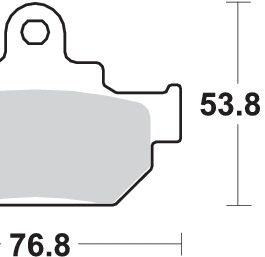 Pastilla de freno SBS P581-HF